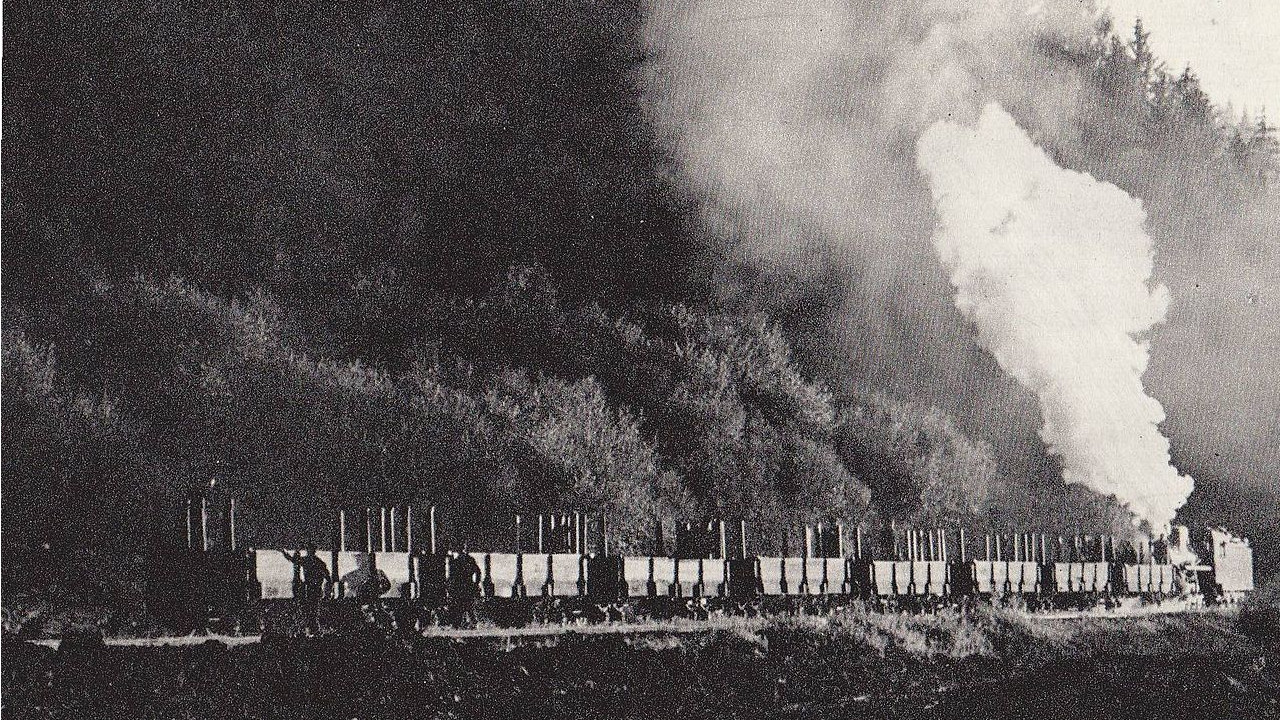 Kolejka Bieszczadzka (zdjęcie historyczne) Kolejka Bieszczadzka (zdjęcie historyczne)