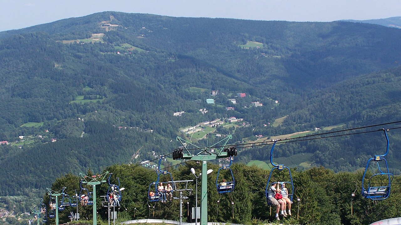 Kolejka linowa na Czantorię Kolejka linowa na Czantorię