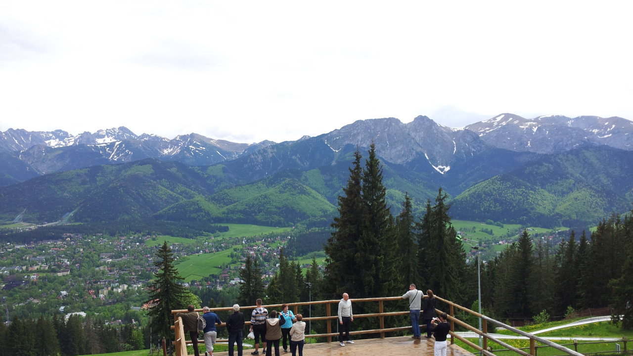 Panorama z Gubałówki Panorama z Gubałówki