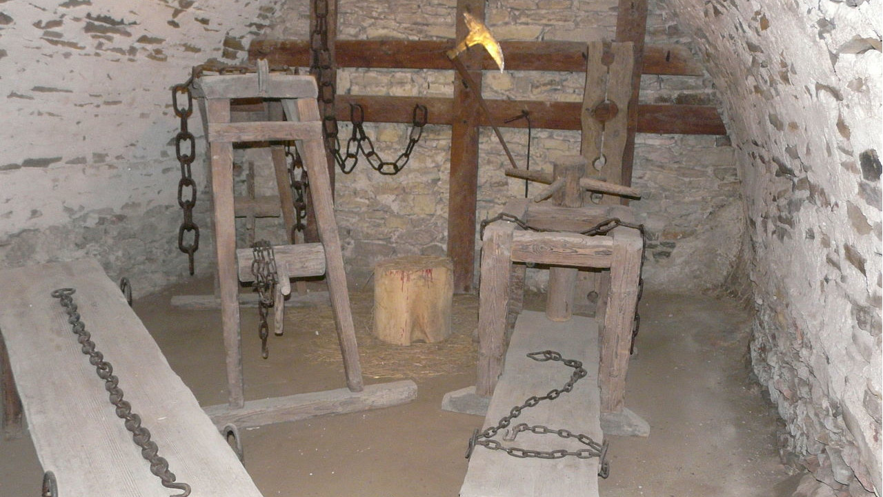 Sala tortur na zamku w Niedzicy Sala tortur na zamku w Niedzicy