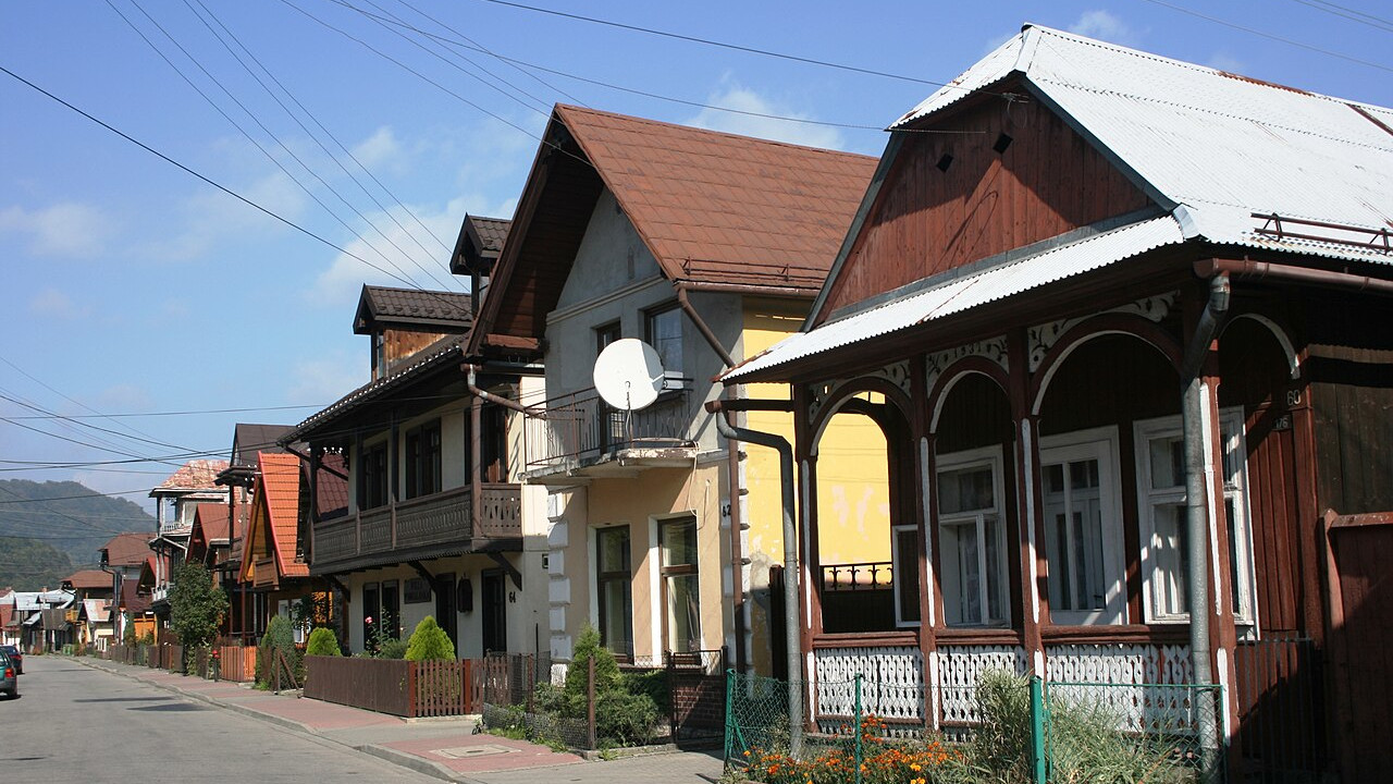 Ulica Zdrojowa w Krościenku Ulica Zdrojowa w Krościenku
