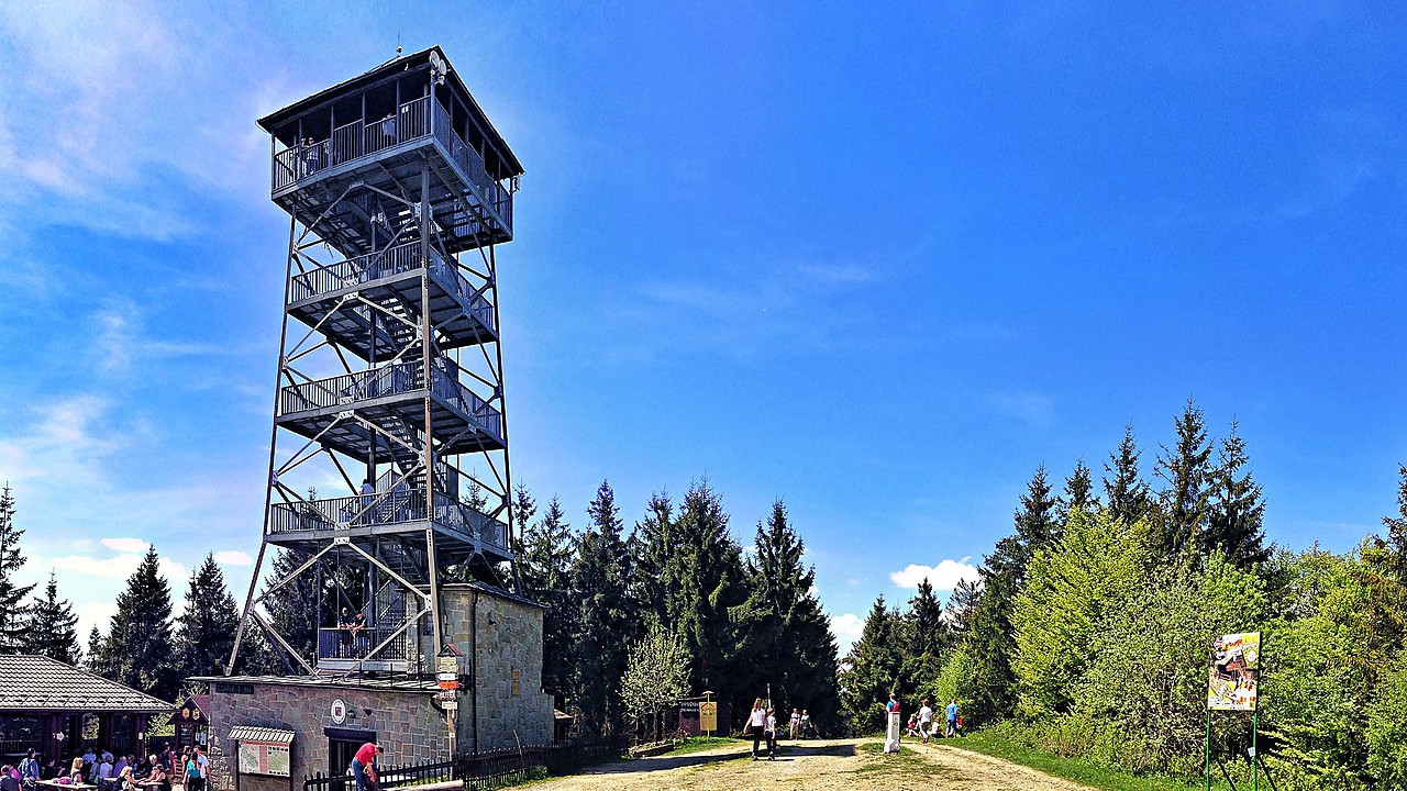 Wieża widokowa na Czantorii Wieża widokowa na Czantorii