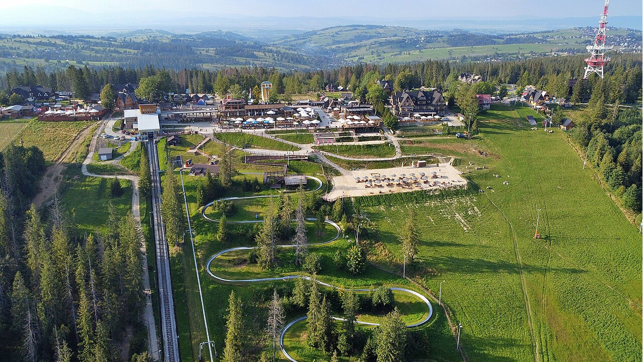 Zjeżdżalnia grawitacyjna na Gubałówce Zjeżdżalnia grawitacyjna na Gubałówce